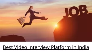 Job Vacancies - Video Interview Platform - Jobs - Best Video Interview Platform in India | MyJobGuru