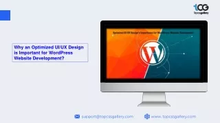 why an optimized ui ux design is important