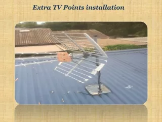 extra tv points installation