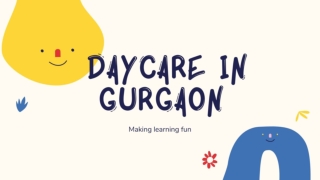 Best Daycare in Gurgaon