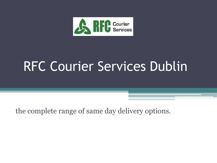 rfc courier services dublin