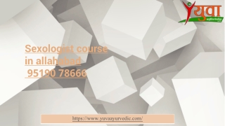 sexologist course in allahabad