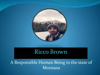 Being an Inspiration for Others in Billings Montana – Ricco Brown