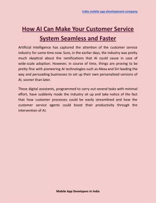india mobile app development company