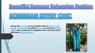 beautiful summer bohemian fashion