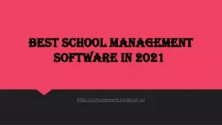 best school management software in 2021