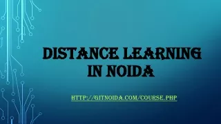 distance learning in noida