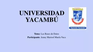 universidad yacamb