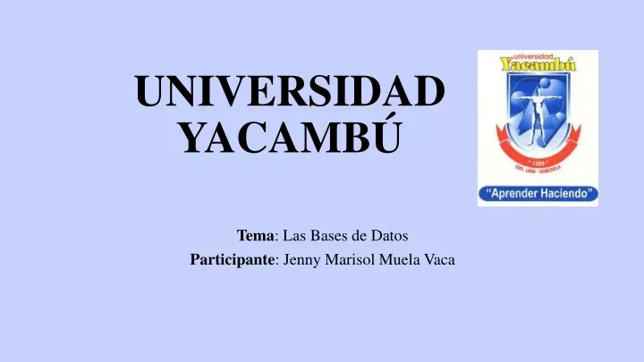 universidad yacamb