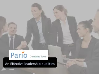 An Effective leadership qualities