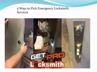 24 Hours Emergency Locksmith Services in Los Angeles | Get Pro Locksmith
