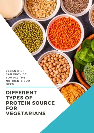 Different Types of Protein Source for Vegetarians