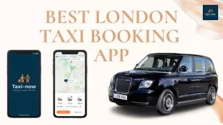 Choose the Best London Black Cab App