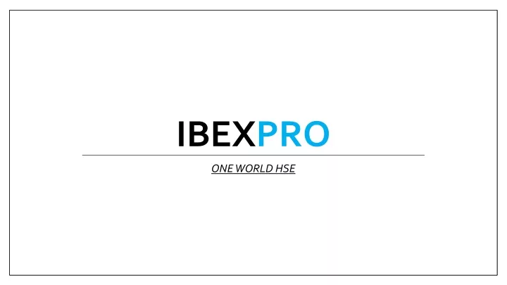 ibex pro