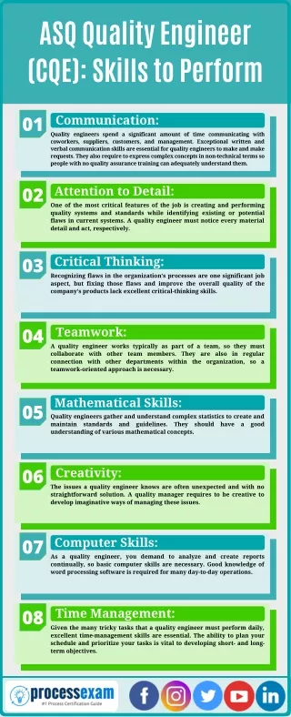 asq quality engineer cqe skills to perform