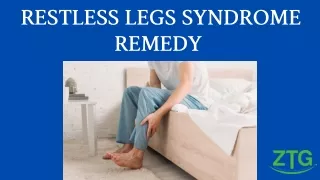Home Remedies For RLS- An Therapeutic Approach