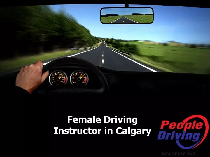 female driving instructor in calgary