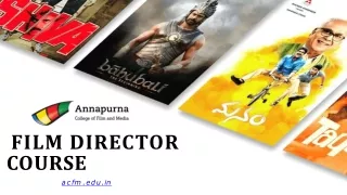 Film Director Course - Annapurna College Of Film And Media
