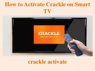 how to activate crackle on smart tv