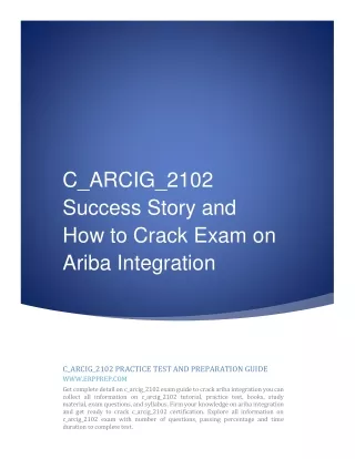 c arcig 2102 success story and how to crack exam