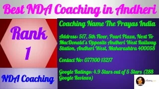 best nda coaching in andheri