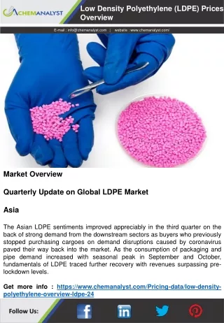 low density polyethylene ldpe prices overview