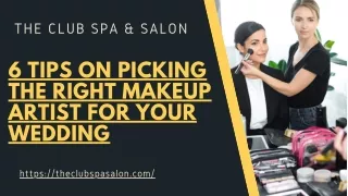 6 Tips on Picking the Right Makeup Artist for Your Wedding