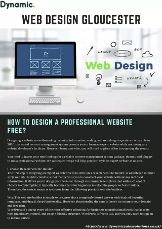 web design gloucester