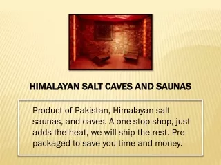 himalayan salt caves and saunas