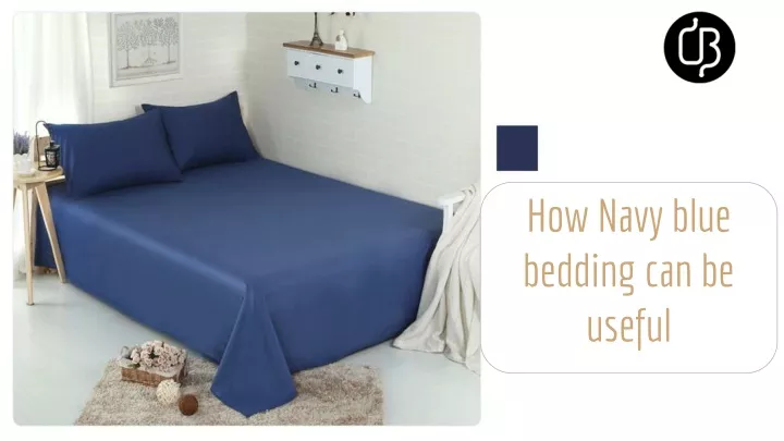 how navy blue bedding can be useful