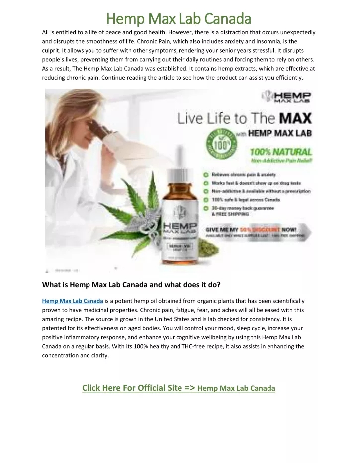 hemp max lab canada hemp max lab canada