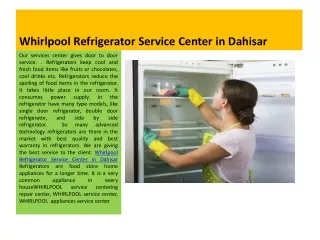 whirlpool refrigerator service center in dahisar