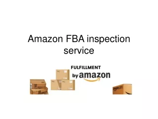 Amazon FBA inspection service