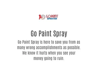 Go Paint Sprayer