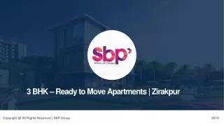 3 bhk ready to move apartments zirakpur