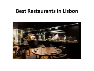 best restaurants in lisbon
