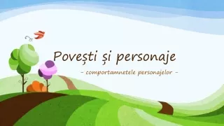 Personaje și povești