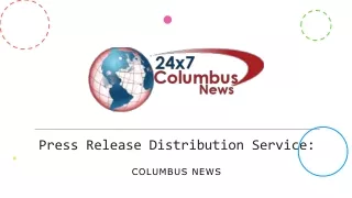 Press Release Distribution Service Columbus