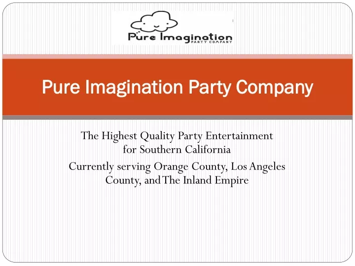 pure imagination party company