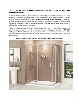1000 x 700 rectangular shower enclosure the best