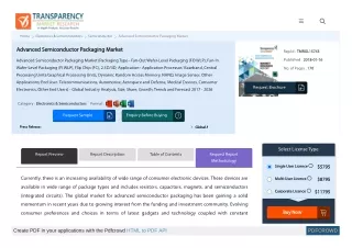 Advanced Semiconductor Packaging Market Trending Attributes Creating Positive Impact On The Industry Shares  2017-2026