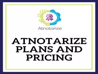 Atnotarize | Plans and Pricing