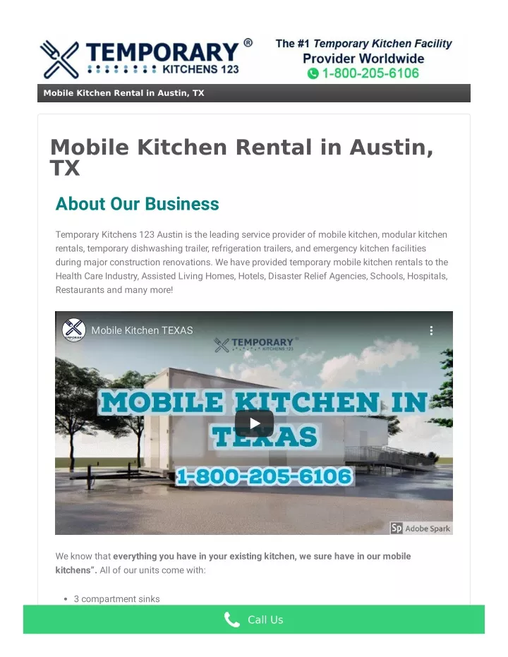 mobile kitchen rental in austin tx