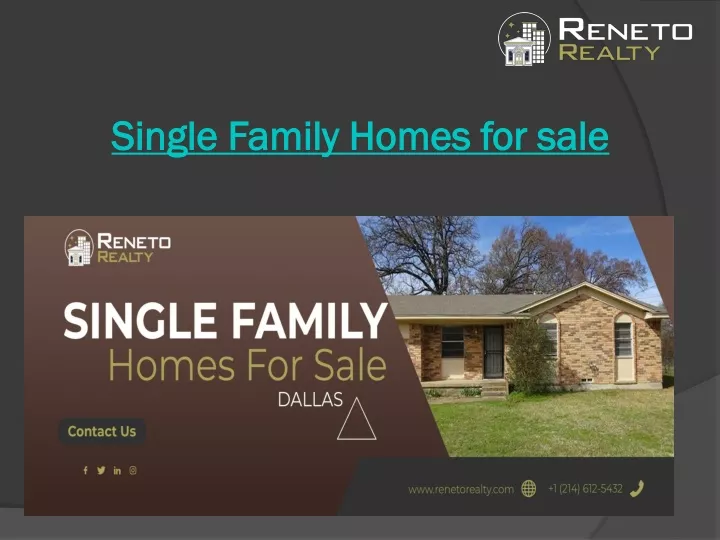 single family homes for sale