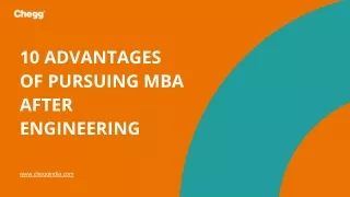 ADVANTAGES OF MBA AFTER BTECH