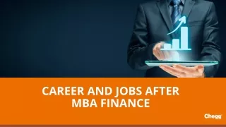 CAREER GROWTH AFTER MBA FINANCE