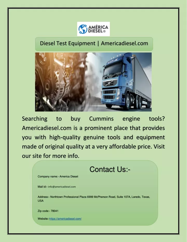 diesel test equipment americadiesel com