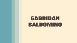 garridan baldomino