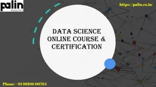 data science online course certification