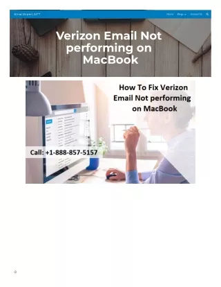 [$olved] Verizon Email Not performing on MacBook 8888575157